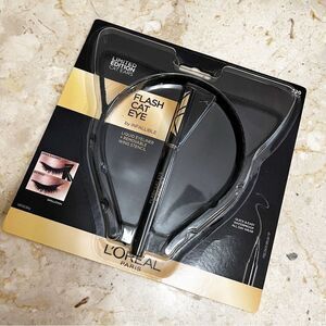 L’Oréal Flash Cat Eye Liquid Eyeliner + Removable Wing Stencil W/ Cat Ears